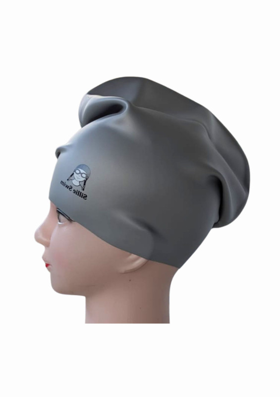 XL Grey Swim Cap